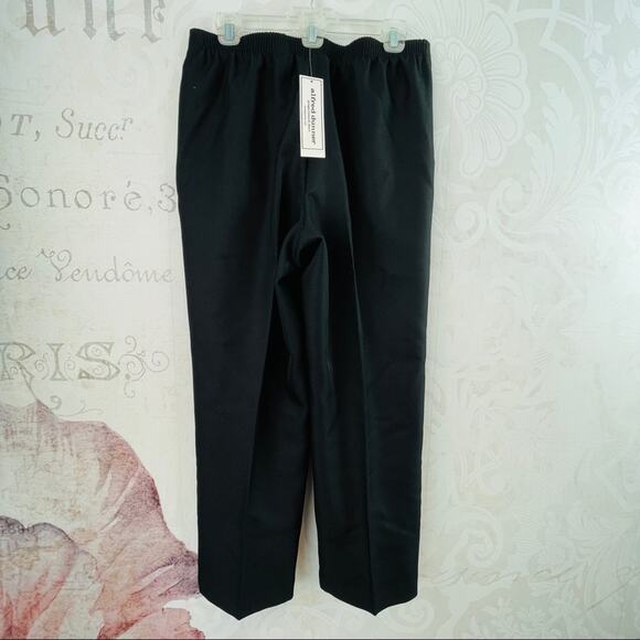 Alfred Dunner Classics Black Pants SHORT NWT - Picture 4 of 6